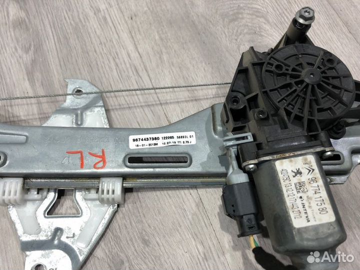 Стеклоподъемник задний правый Citroen C-Elysee EC5