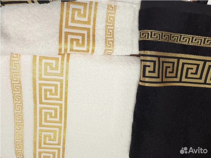 Полотенце банное махровое набор 4 шт