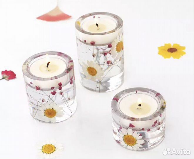 Силиконовая форма для изготовления подсвечника