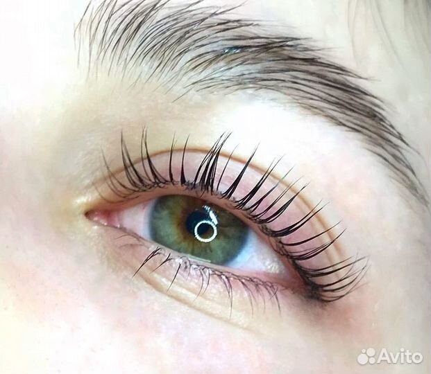 Наращивание; Ламинирование ресниц + Botox