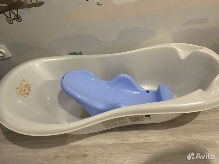 Ванночка для купания с горкой