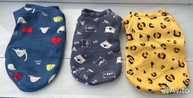 Толстовки для собак и кошек в ассортименте