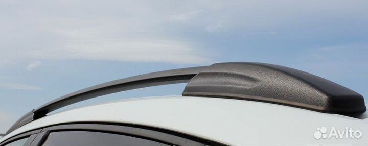 Рейлинги продольные на крышу Renault arkana черный