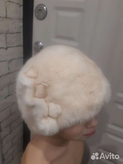 Шапка норковая женская бу