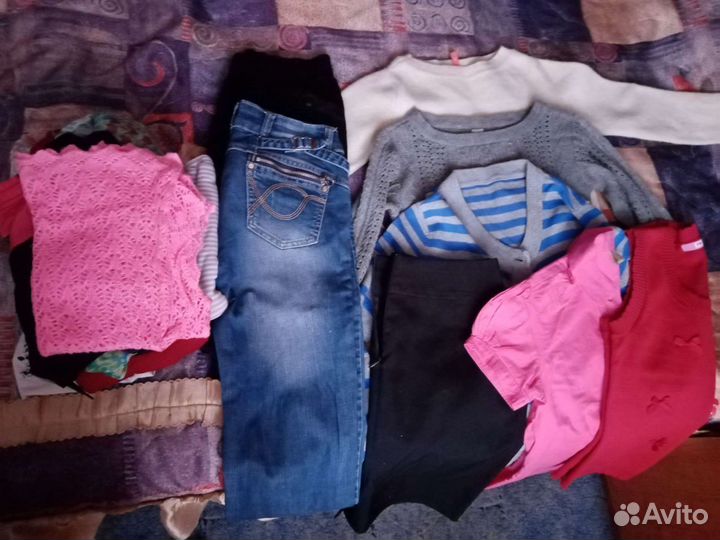 Вещи пакетом на девочку рост 140 см