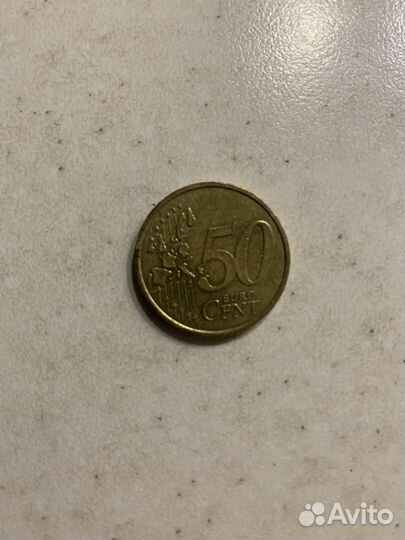 Монета 50 cent