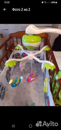 Музыкальный мобиль на кроватку