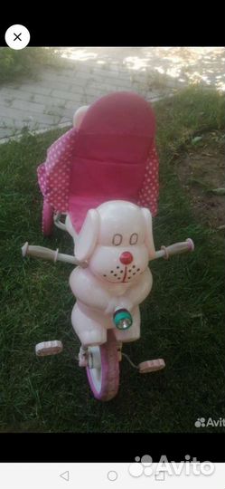 Детский трехколесный велосипед бу