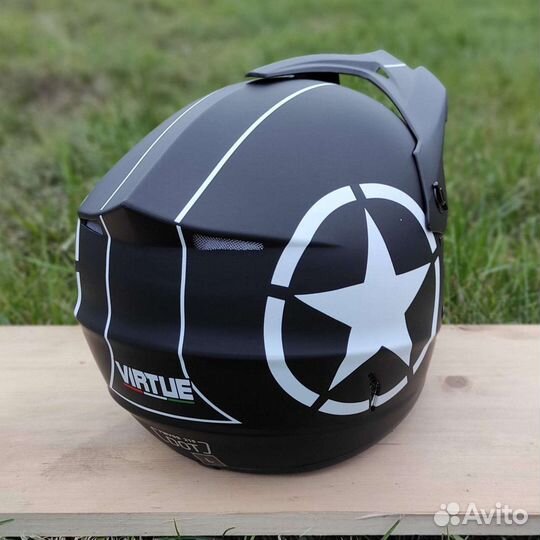 Кроссовый Шлем Virtue кросс эндуро мотоциклов