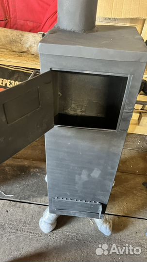 Печь для палатки или гаража длительного горения