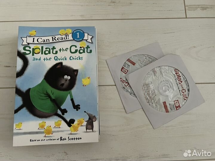 Книги Splat the cat (котенок шмяк) на английском