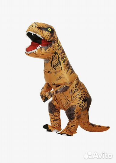 Надувной костюм динозавр