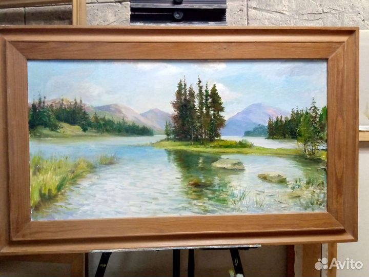 Картина маслом на холсте пейзаж