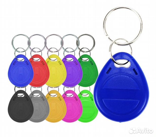 Перезаписываемые rfid-брелоки EM4305, 125 кГц