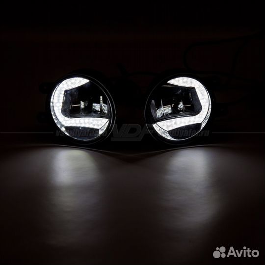 Светодиодные противотуманные фары c DRL LED Fog 70