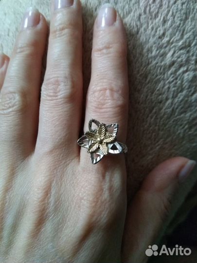 Серебряное кольцо винтаж