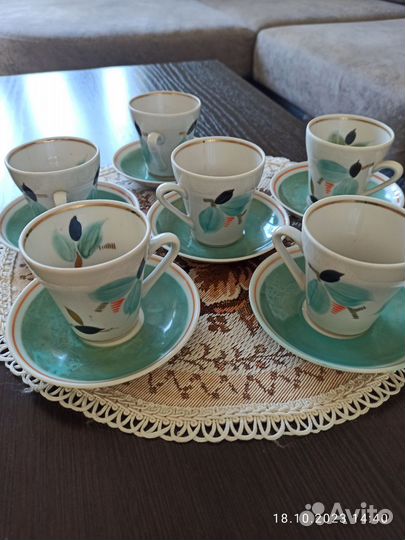 Кофейные чашки с блюдцами СССР