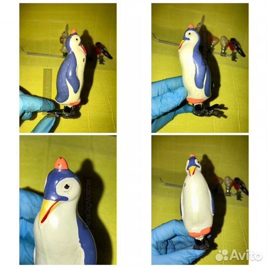 Новогодние игрушки на прищепках. Старинные.Редкие