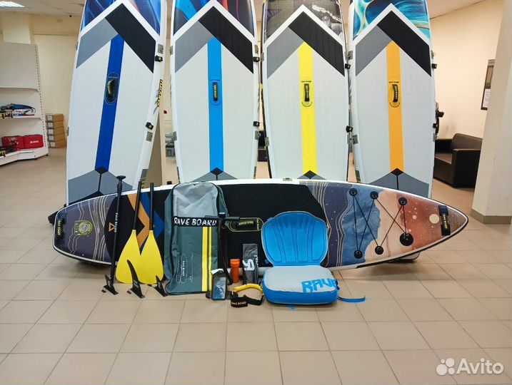 Сапборд sup board Rave board Envizion с сидушкой