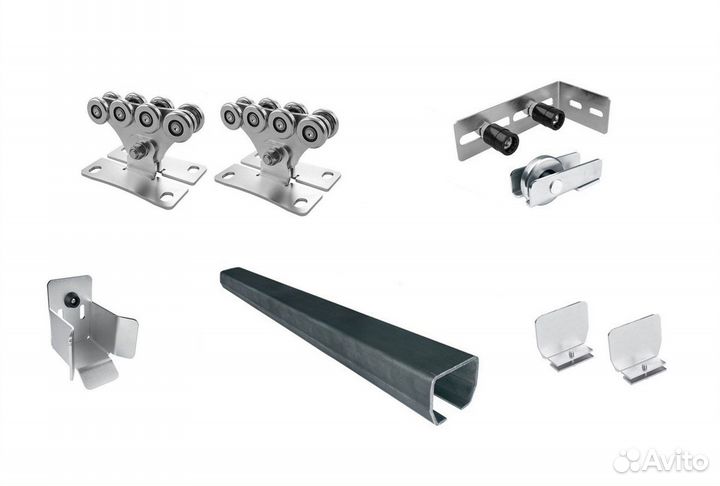 Комплектующие для откатных ворот алютех