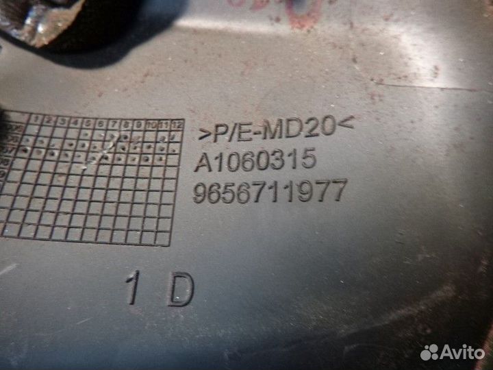 Накладка декоративная peugeot 200 207 2006-2013