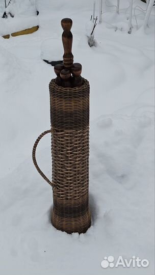 Шампурница из ротанга