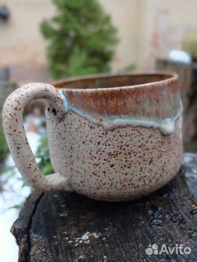 Кружка керамическая ручная работа