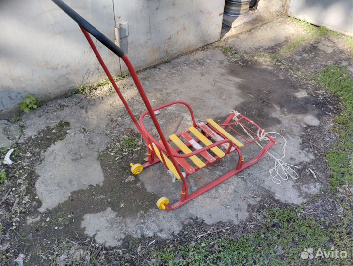 Санки, коляска, кресло, велосипед трёх колесный