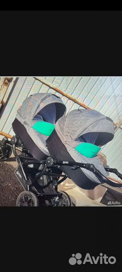 Коляска babies 2в1 Verdi For 2 для двойни