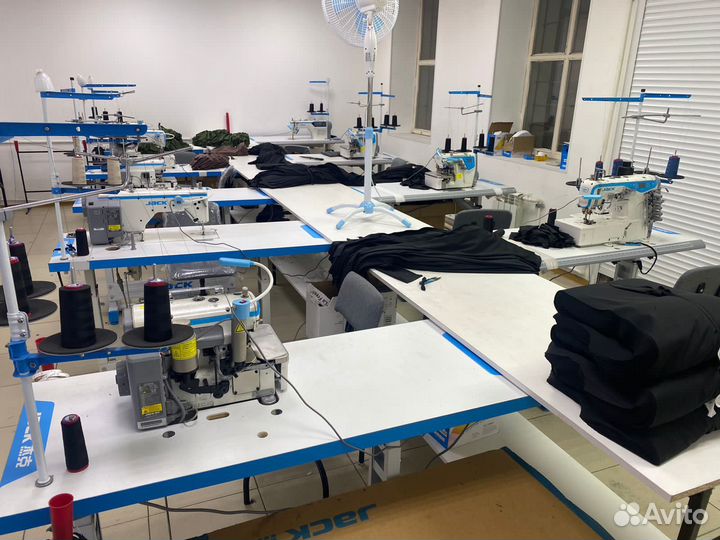 Продажа готового швейного цеха с оборудованием
