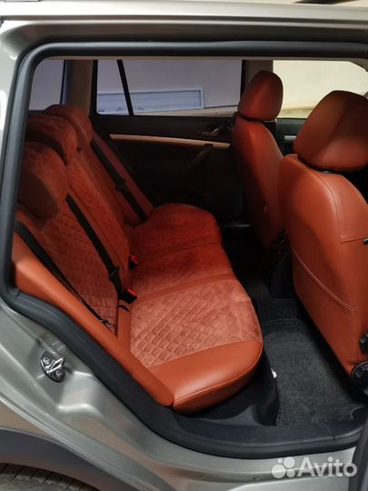 Чехлы Автопилот для Octavia A5 с коричневой алькан