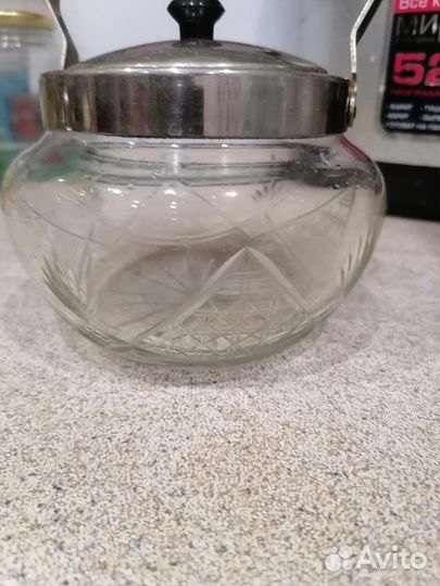 Чайник заварочный металлический СССР, сахарница