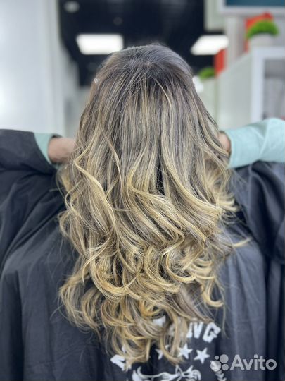 Окрашивание волос.Стрижки