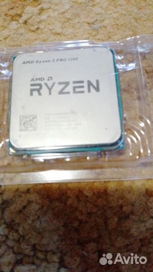 Процессор ryzen 3 1200 + кулер