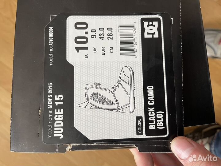 Ботинки сноуборд dc judge black camo