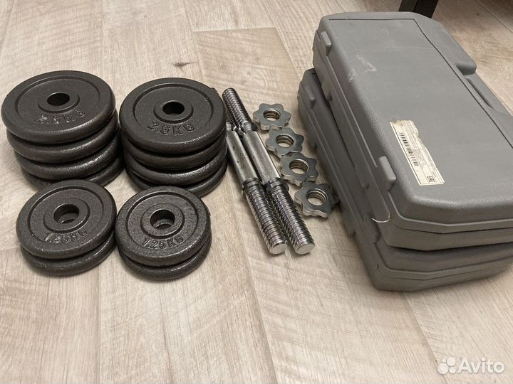 Гантели разборные по 15 кг