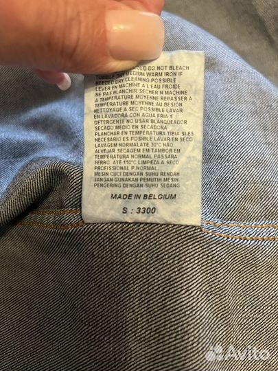 Джинсовая рубашка levis мужская