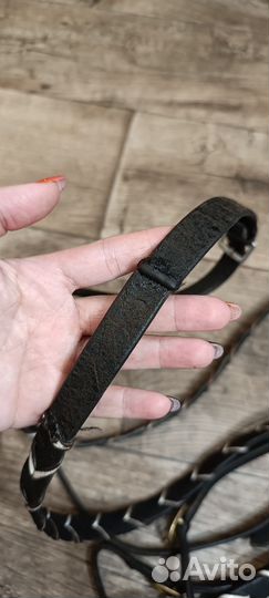 Уздечка (оголовье) без трензеля+ повод