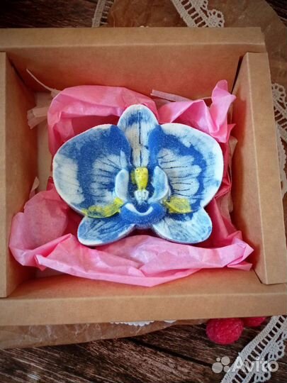 Мыло ручной работы цветок