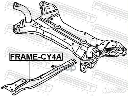 Подрамник mitsubishi lancer -17 перед. framecy4