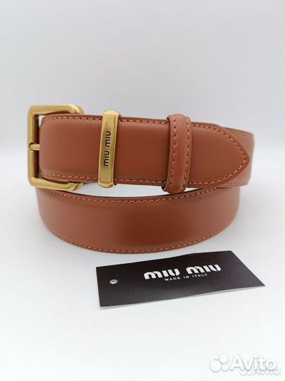 Ремень женский miu miu люкс