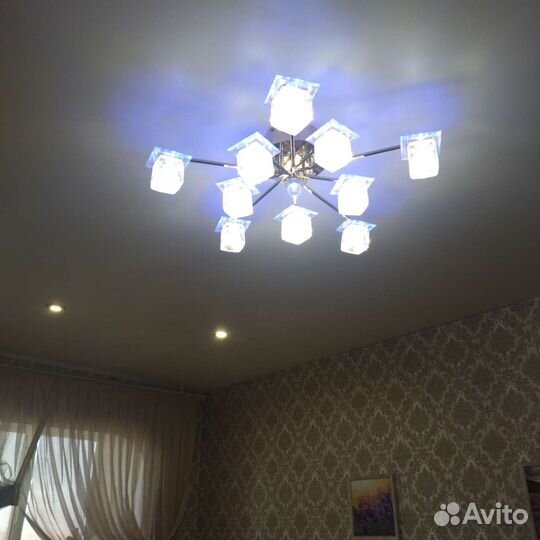Люстра потолочная подвесная бу