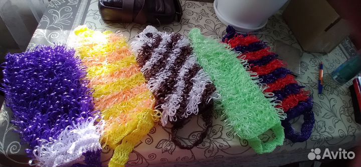 Мочалка ручной работы