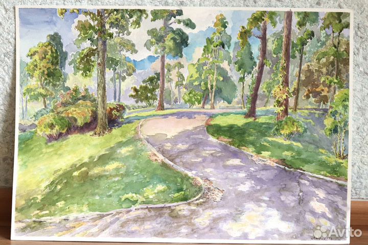 Картина акварелью 