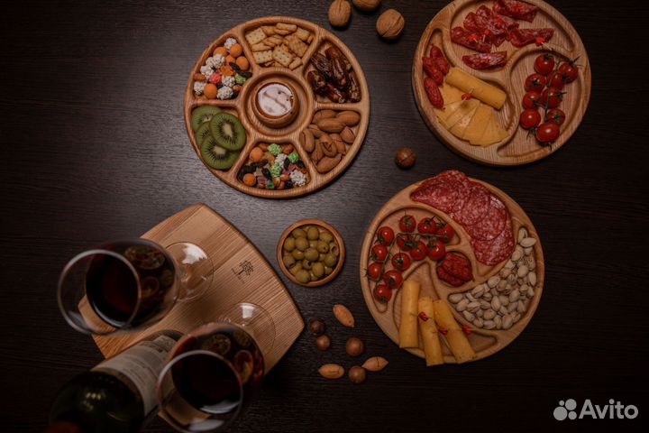 Менажница деревянная