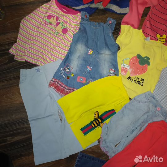 Одежда пакетом на девочку 2-5лет