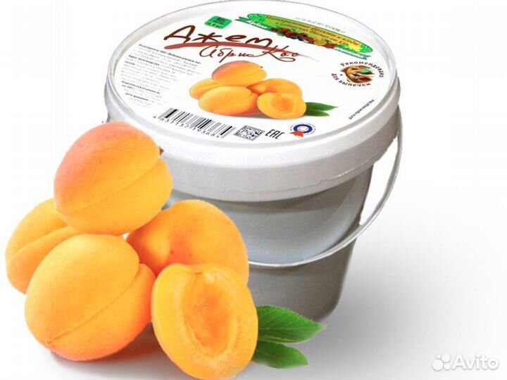 Джем, конфитюр кондитерский Абрикос, KF 900г