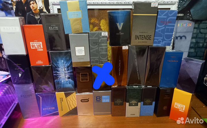 Avon, faberlic мужская парфюмерная вода