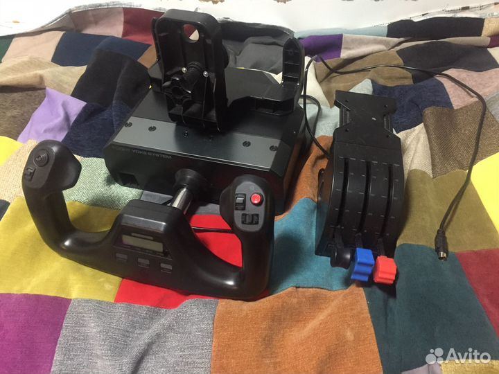 Logitech flight yoke system