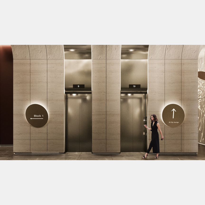 2-к. квартира, 74,7 м², 6/25 эт.